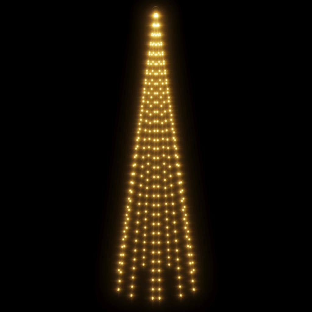 8720287069416_g_en_hd_2 vidaXL Christmas Tree on Flagpole Warm White 310 LEDs 300 cm - Image 4