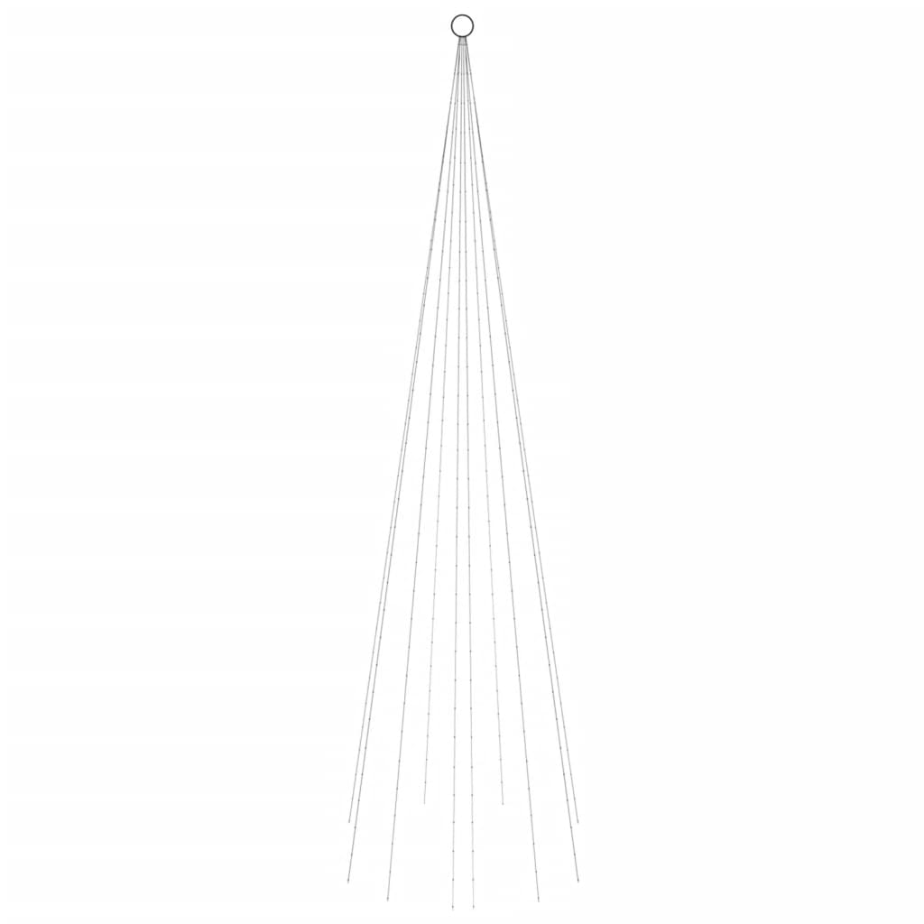 8720287069423_g_en_hd_1 vidaXL Christmas Tree on Flagpole Cold white 310 LEDs 300 cm - Image 3
