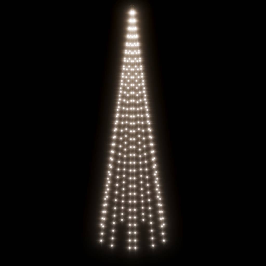 8720287069423_g_en_hd_2 vidaXL Christmas Tree on Flagpole Cold white 310 LEDs 300 cm - Image 4