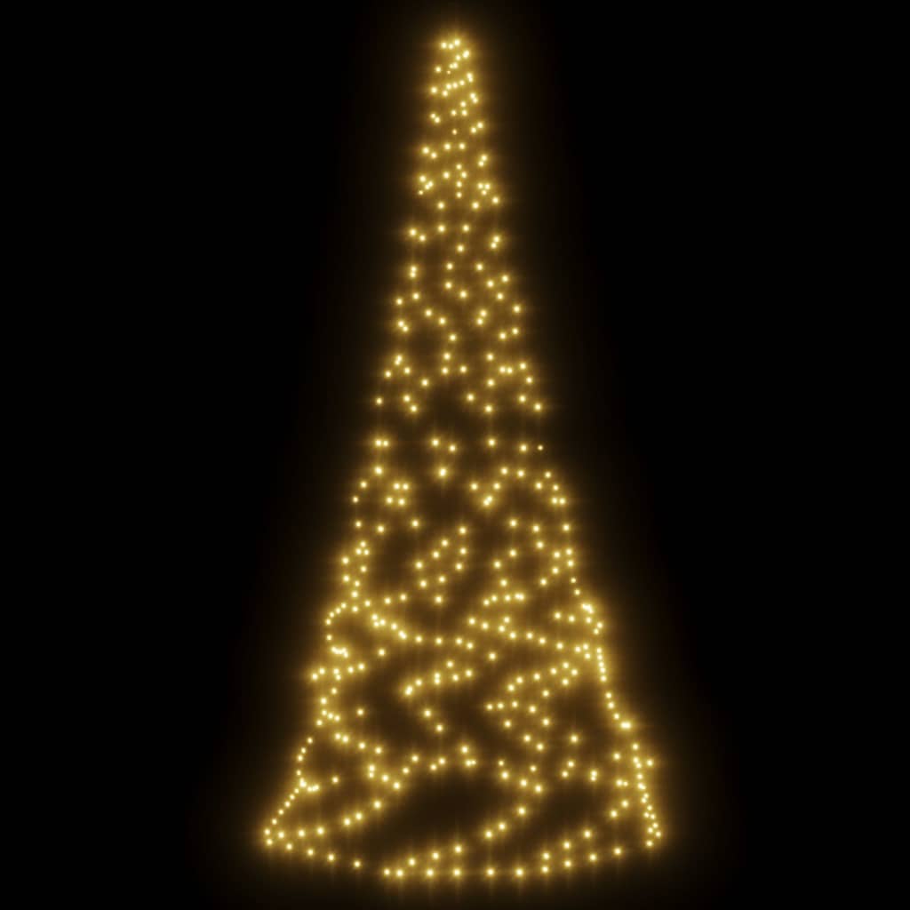 8720287069539_g_en_hd_2 vidaXL Christmas Tree on Flagpole Warm White 200 LEDs 180 cm - Image 4