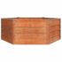 vidaXL Garden Raised Bed Rusty 129x129x45 cm Corten Steel - Image 4