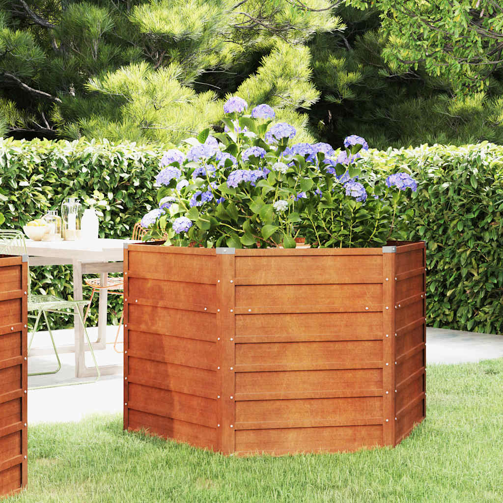 8720287069706_m_en_hd_1 vidaXL Garden Raised Bed Rusty 129x129x77 cm Corten Steel - Image 1