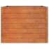 vidaXL Garden Raised Bed Rusty 100x100x77 cm Corten Steel - Image 4