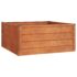 vidaXL Garden Raised Bed Rusty 100x100x45 cm Corten Steel - Image 2