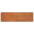 vidaXL Garden Raised Bed Rusty 160x40x45 cm Corten Steel - Image 4