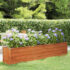 vidaXL Garden Raised Bed Rusty 240x40x45 cm Corten Steel