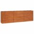 vidaXL Garden Raised Bed Rusty 240x40x77 cm Corten Steel - Image 2