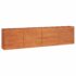 vidaXL Garden Raised Bed Rusty 320x40x77 cm Corten Steel - Image 2
