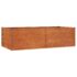 vidaXL Garden Raised Bed Rusty 160x80x45 cm Corten Steel - Image 2