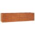 vidaXL Garden Raised Bed Rusty 320x80x77 cm Corten Steel - Image 2
