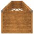 vidaXL Garden Raised Bed 482x50x36 cm Corten Steel - Image 5
