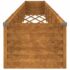 vidaXL Garden Raised Bed 580x50x36 cm Corten Steel - Image 5