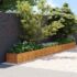vidaXL Garden Raised Bed 580x50x36 cm Corten Steel