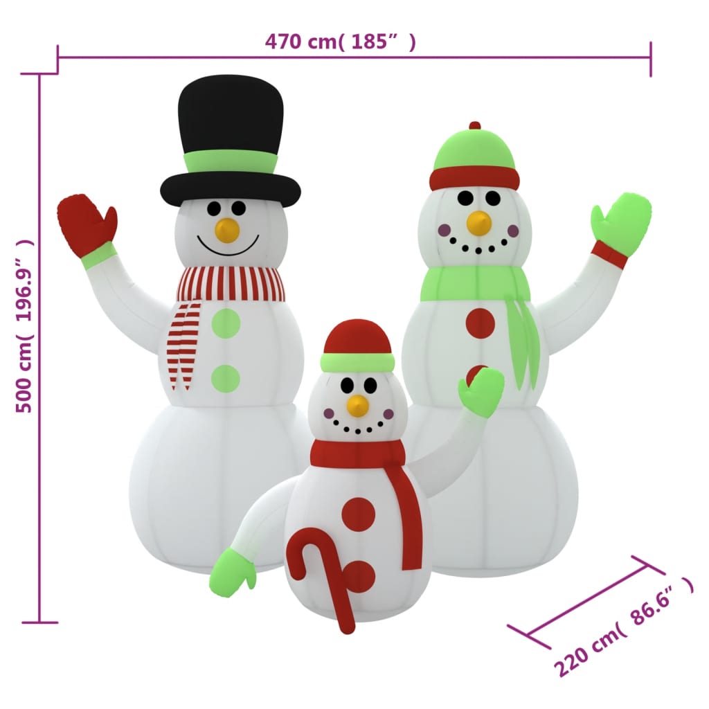 8720287070696_g_en_hd_10 vidaXL Inflatable Snowman Family with LEDs 500 cm - Image 12