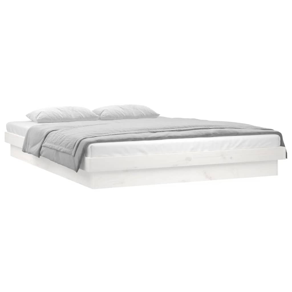 8720287071662_g_en_hd_1 vidaXL LED Bed Frame without Mattress White 150x200 cm Solid Wood - Image 3