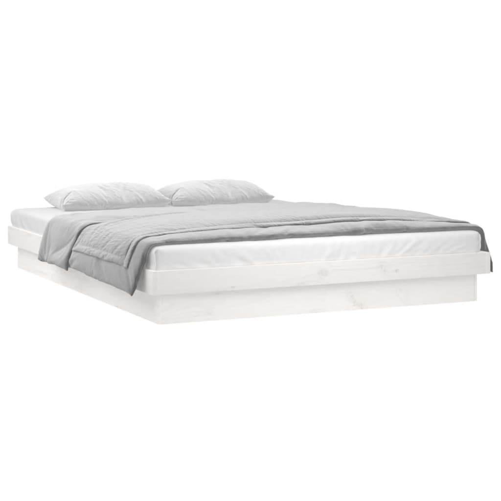 8720287072010_g_en_hd_1 vidaXL LED Bed Frame without Mattress White 135x190 cm Solid Wood - Image 3