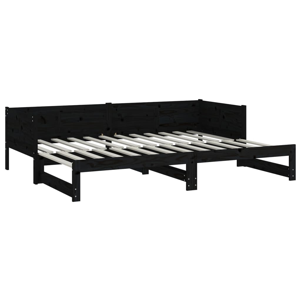 8720287072447_g_en_hd_7 vidaXL Pull-out Day Bed without Mattress Black 2x(90x190) cm - Image 9
