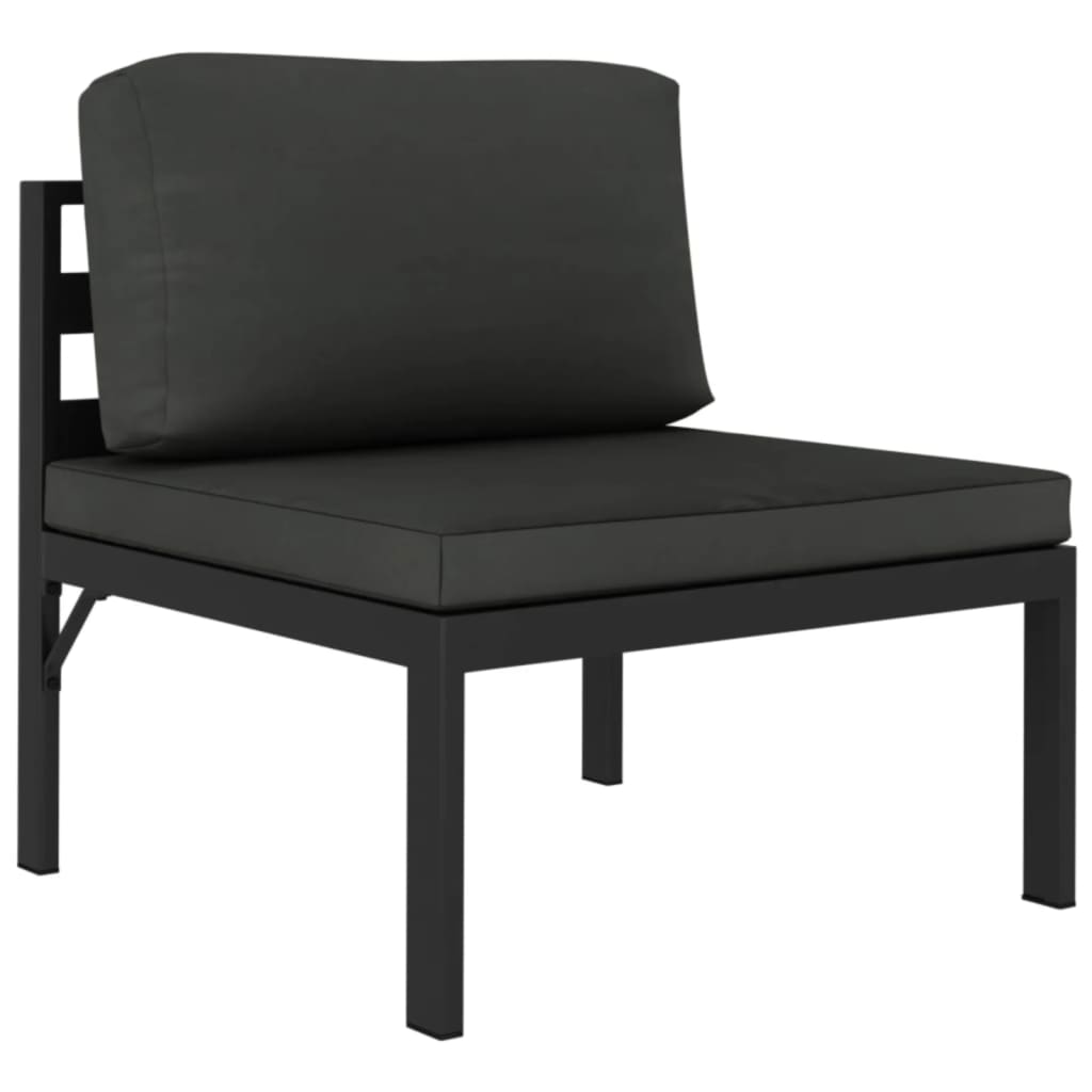 8720287077428_g_en_hd_1 vidaXL 2-Seater Garden Sofa with Cushions Aluminium Anthracite - Image 3