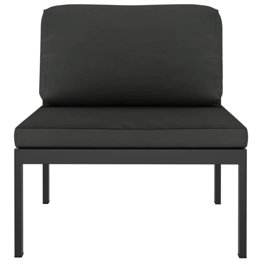 8720287077428_g_en_hd_2 vidaXL 2-Seater Garden Sofa with Cushions Aluminium Anthracite - Image 4