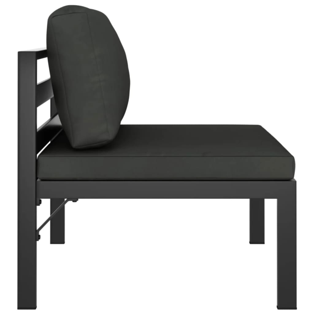 8720287077428_g_en_hd_3 vidaXL 2-Seater Garden Sofa with Cushions Aluminium Anthracite - Image 5