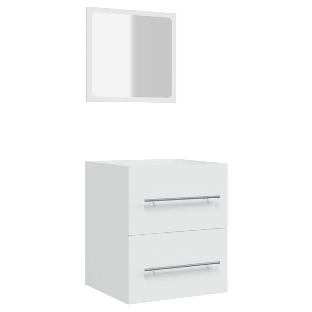 8720287078272_a_en_hd_1 vidaXL Bathroom Cabinet with Mirror White 41x38.5x48 cm - Image 2