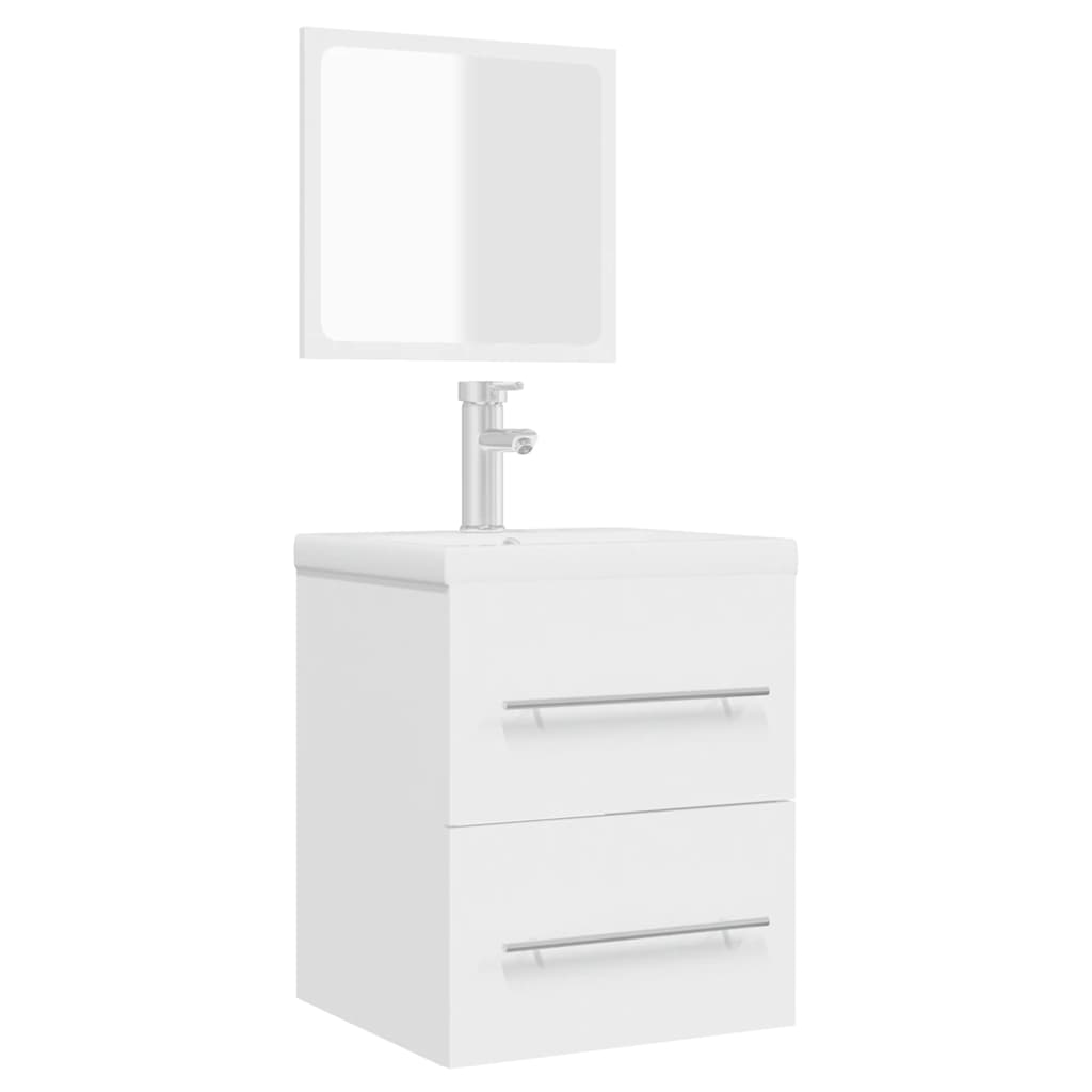 8720287078272_g_en_hd_2 vidaXL Bathroom Cabinet with Mirror White 41x38.5x48 cm - Image 4