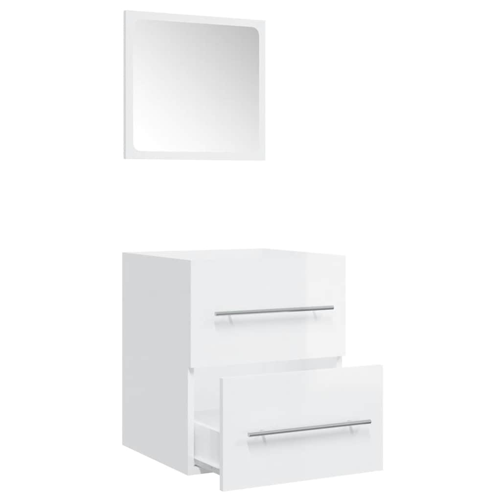 8720287078319_g_en_hd_4 vidaXL Bathroom Cabinet with Mirror High Gloss White 41x38.5x48 cm - Image 6