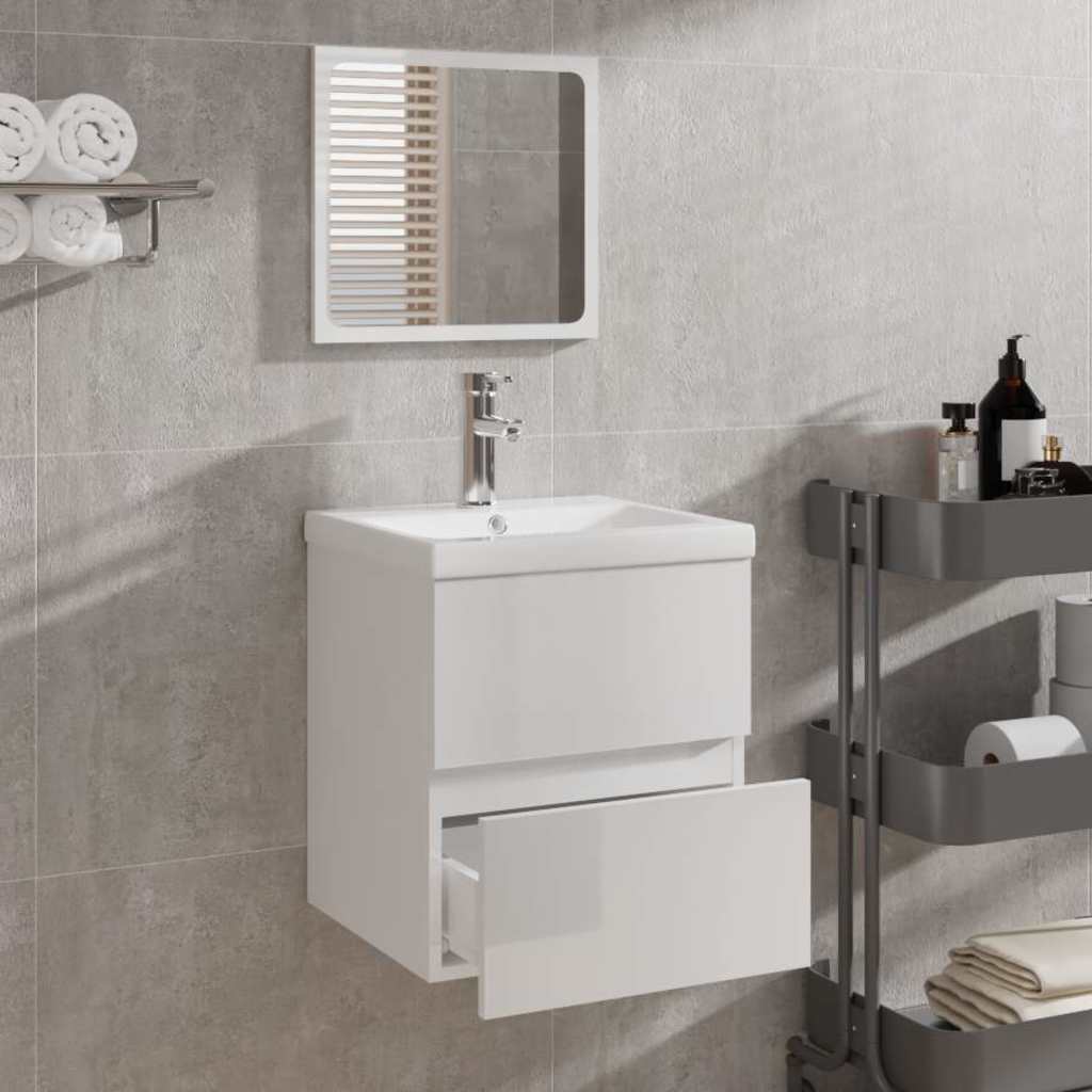 8720287078364_g_en_hd_1 vidaXL Bathroom Cabinet with Mirror High Gloss White Engineered Wood - Image 3