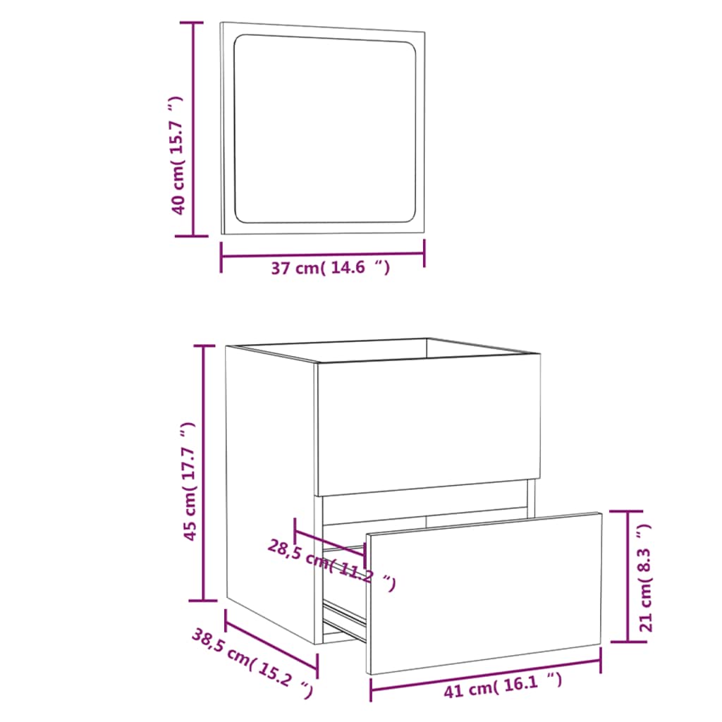 8720287078364_g_en_hd_8 vidaXL Bathroom Cabinet with Mirror High Gloss White Engineered Wood - Image 10