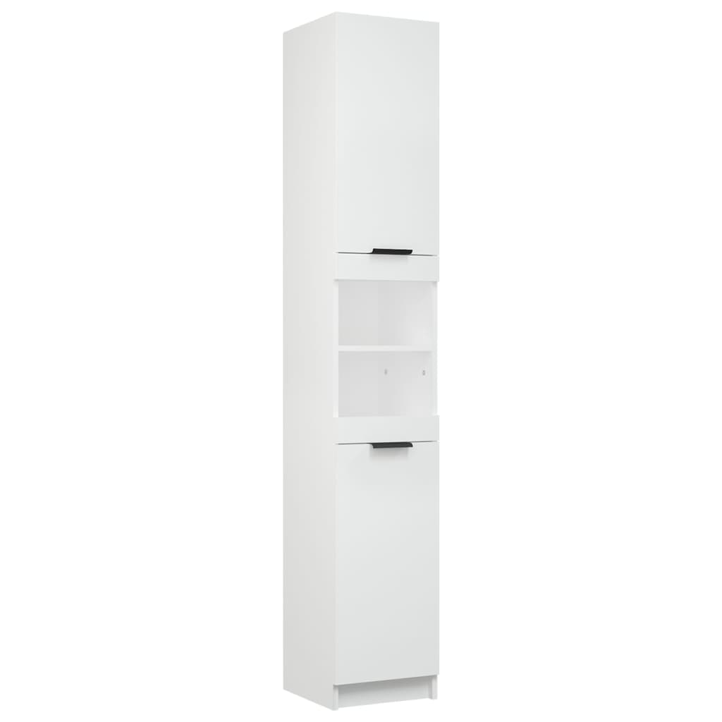 8720287079170_a_en_hd_1 vidaXL Bathroom Cabinet White 32x34x188.5 cm Engineered Wood - Image 2