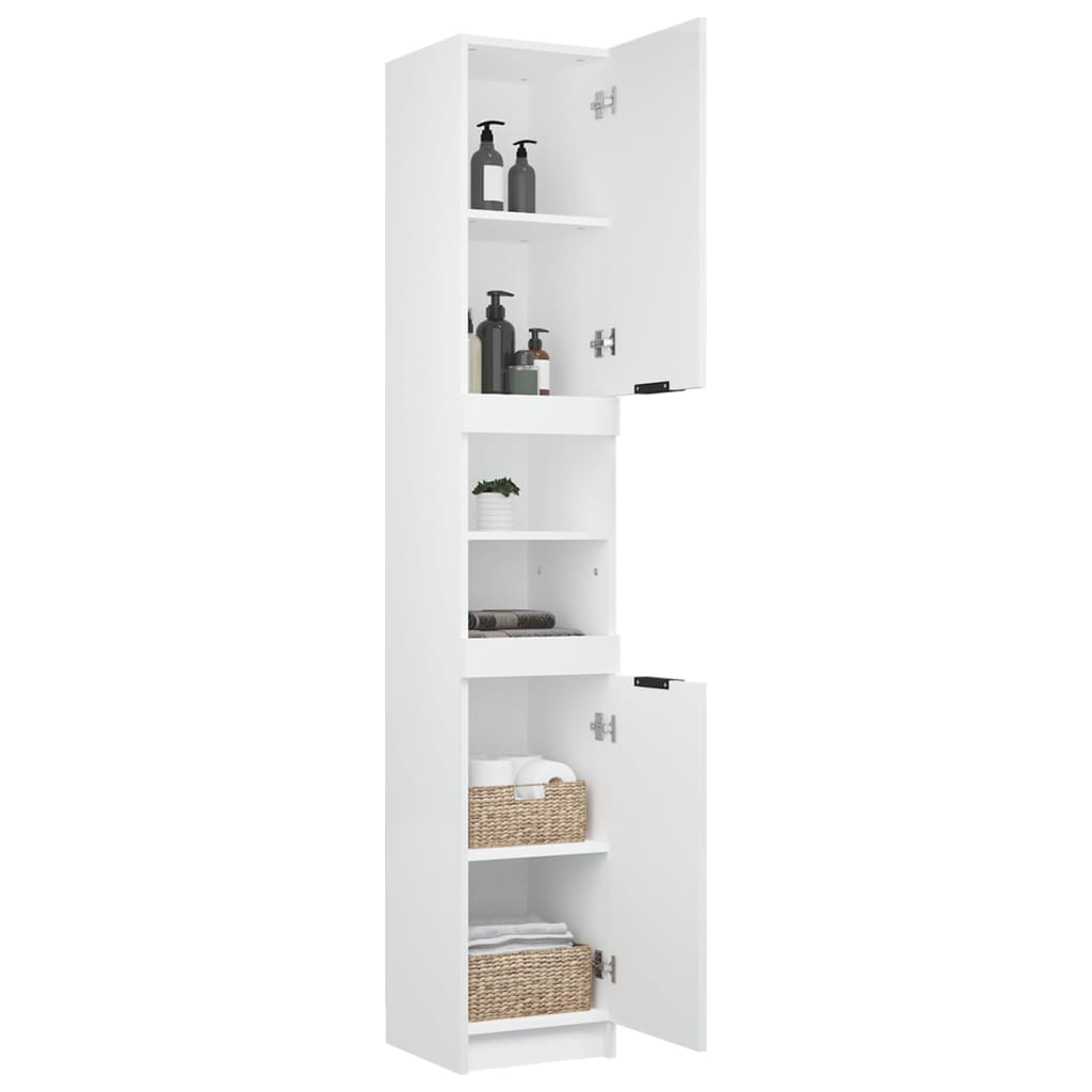 8720287079170_g_en_hd_4 vidaXL Bathroom Cabinet White 32x34x188.5 cm Engineered Wood - Image 6