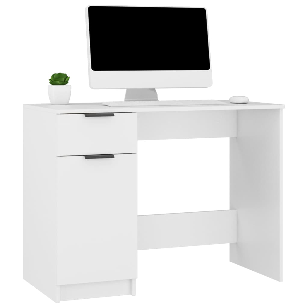 8720287079774_g_en_hd_2 vidaXL Desk White 100x50x75 cm Engineered Wood - Image 5