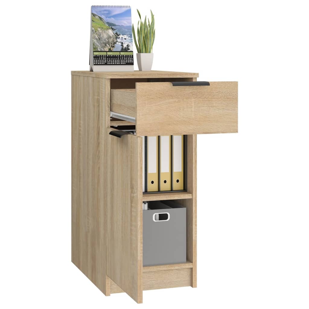 8720287079842_g_en_hd_2 vidaXL Desk Cabinet Sonoma Oak 33.5x50x75 cm Engineered Wood - Image 5