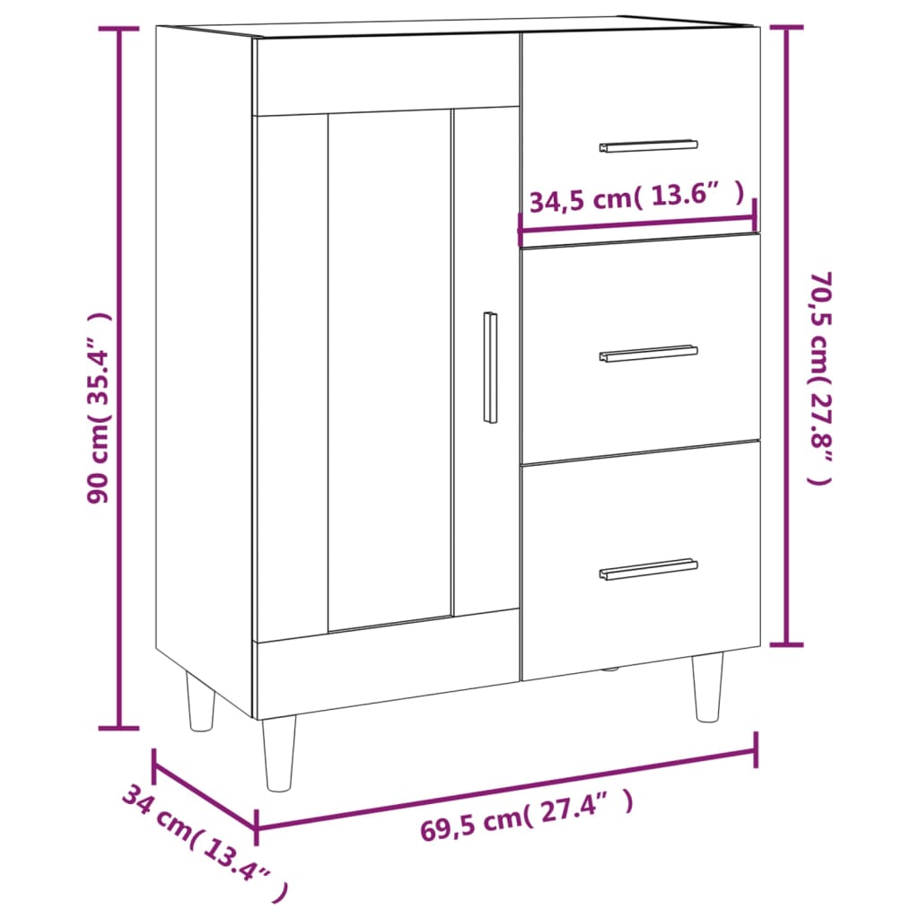 8720287080121_g_en_hd_8 vidaXL Sideboard White 69.5x34x90 cm Engineered Wood - Image 11