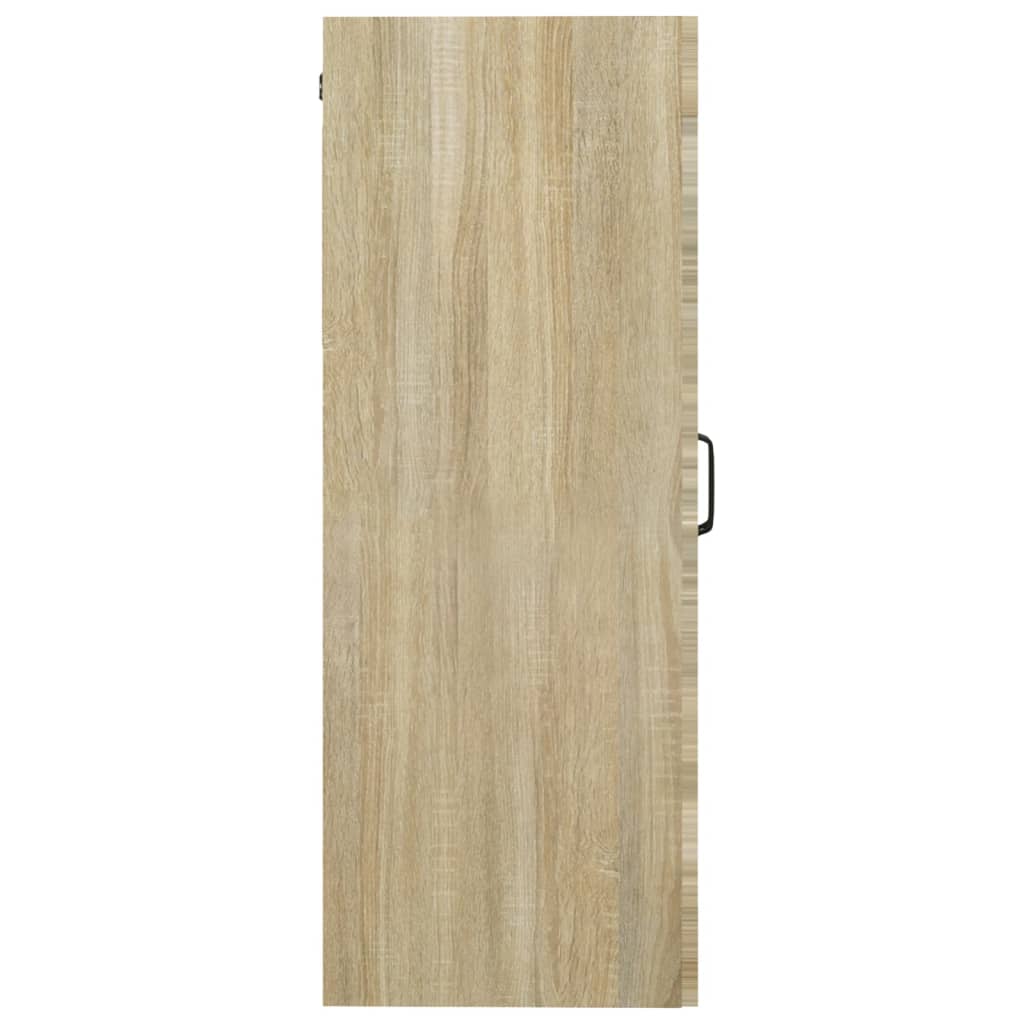 8720287080497_g_en_hd_2 vidaXL Hanging Wall Cabinet Sonoma Oak 69.5x34x90 cm - Image 5