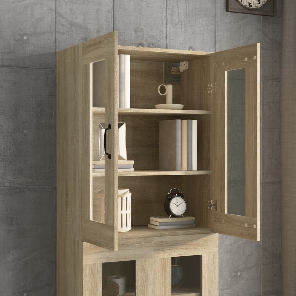 8720287080497_g_en_hd_5 vidaXL Hanging Wall Cabinet Sonoma Oak 69.5x34x90 cm - Image 8