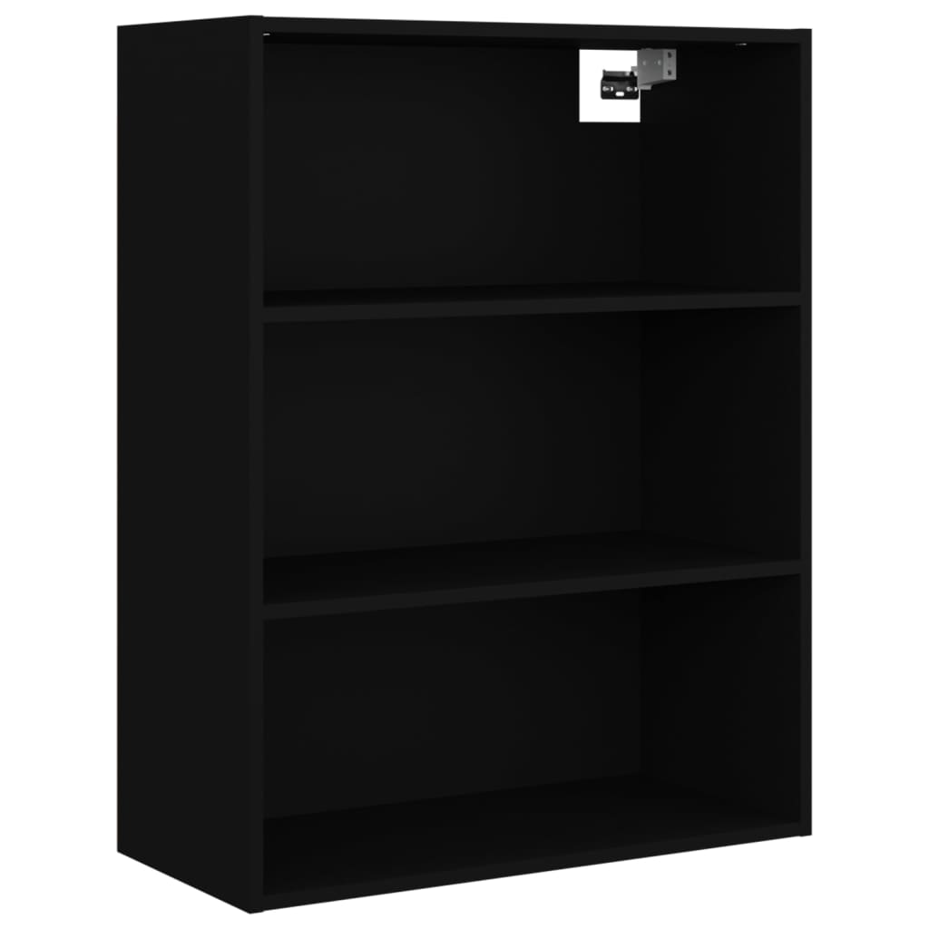 8720287080633_a_en_hd_1 vidaXL Hanging Wall Cabinet Black 69.5x32.5x90 cm - Image 2