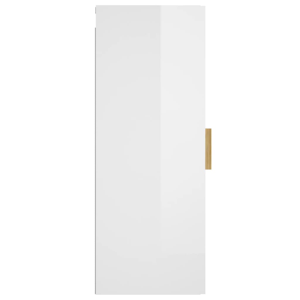 8720287081319_g_en_hd_6 vidaXL Wall Cabinet High Gloss White 34.5x34x90 cm Engineered Wood - Image 9