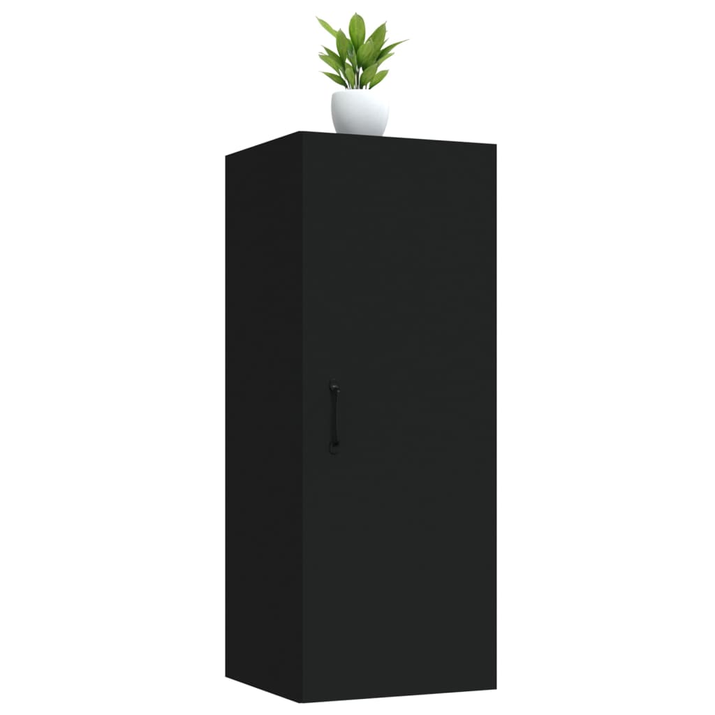 8720287081333_g_en_hd_2 vidaXL Hanging Wall Cabinet Black 34.5x34x90 cm Engineered Wood - Image 4