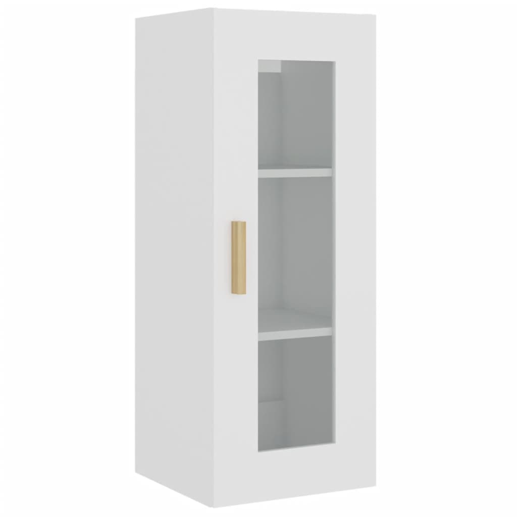 8720287081371_a_en_hd_1 vidaXL Hanging Wall Cabinet White 34.5x34x90 cm - Image 2