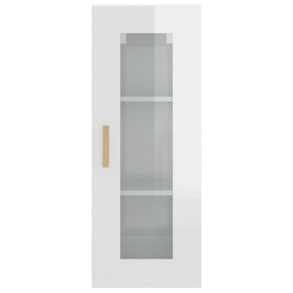 8720287081418_g_en_hd_5 vidaXL Hanging Wall Cabinet High Gloss White 34.5x34x90 cm - Image 8
