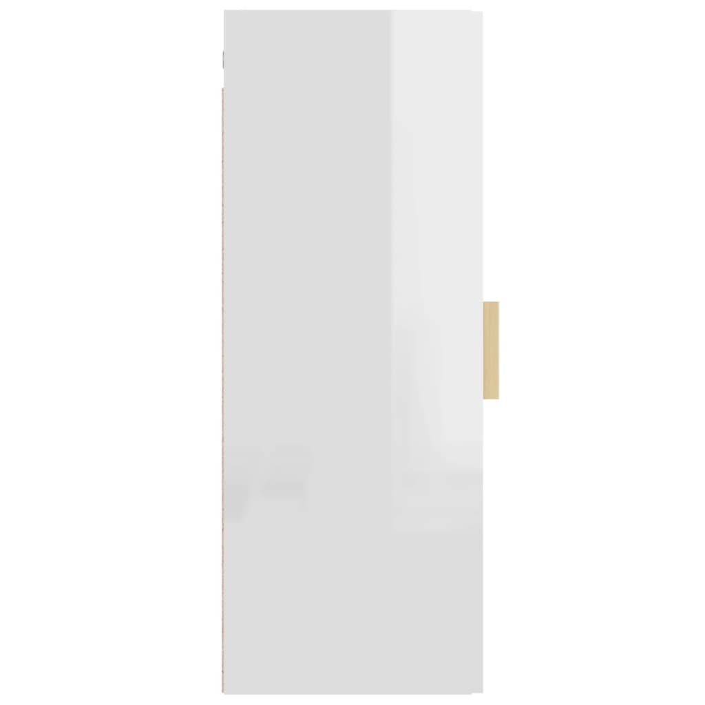 8720287081418_g_en_hd_6 vidaXL Hanging Wall Cabinet High Gloss White 34.5x34x90 cm - Image 9