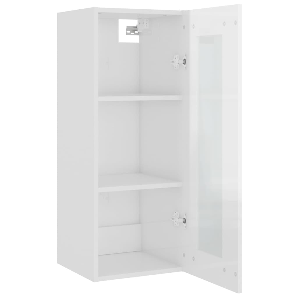 8720287081418_g_en_hd_7 vidaXL Hanging Wall Cabinet High Gloss White 34.5x34x90 cm - Image 10