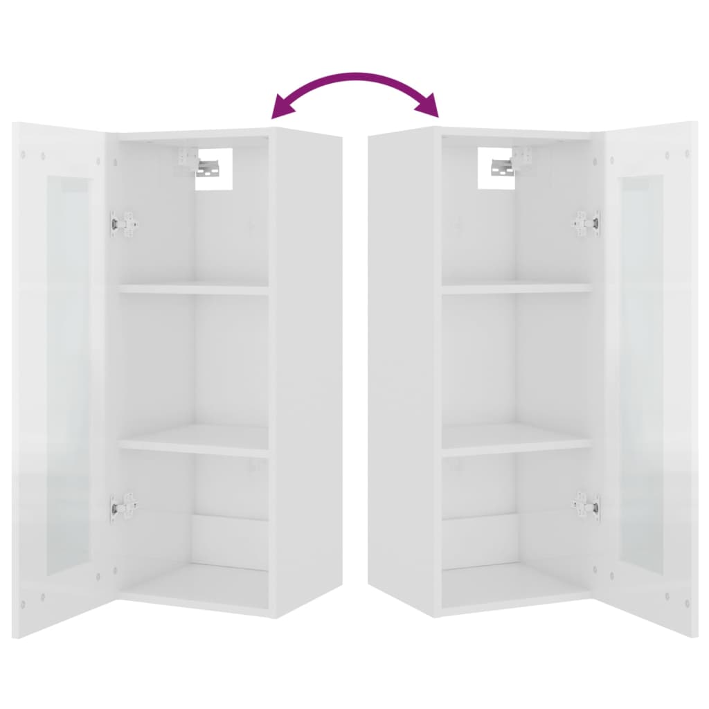 8720287081418_g_en_hd_8 vidaXL Hanging Wall Cabinet High Gloss White 34.5x34x90 cm - Image 11