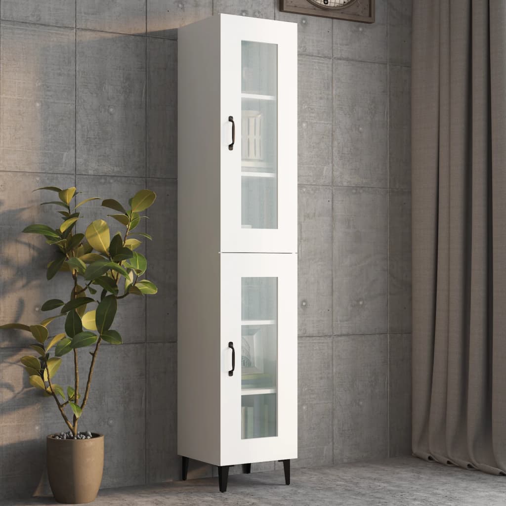 8720287081425_g_en_hd_1 vidaXL Hanging Wall Cabinet White 34.5x34x90 cm - Image 4