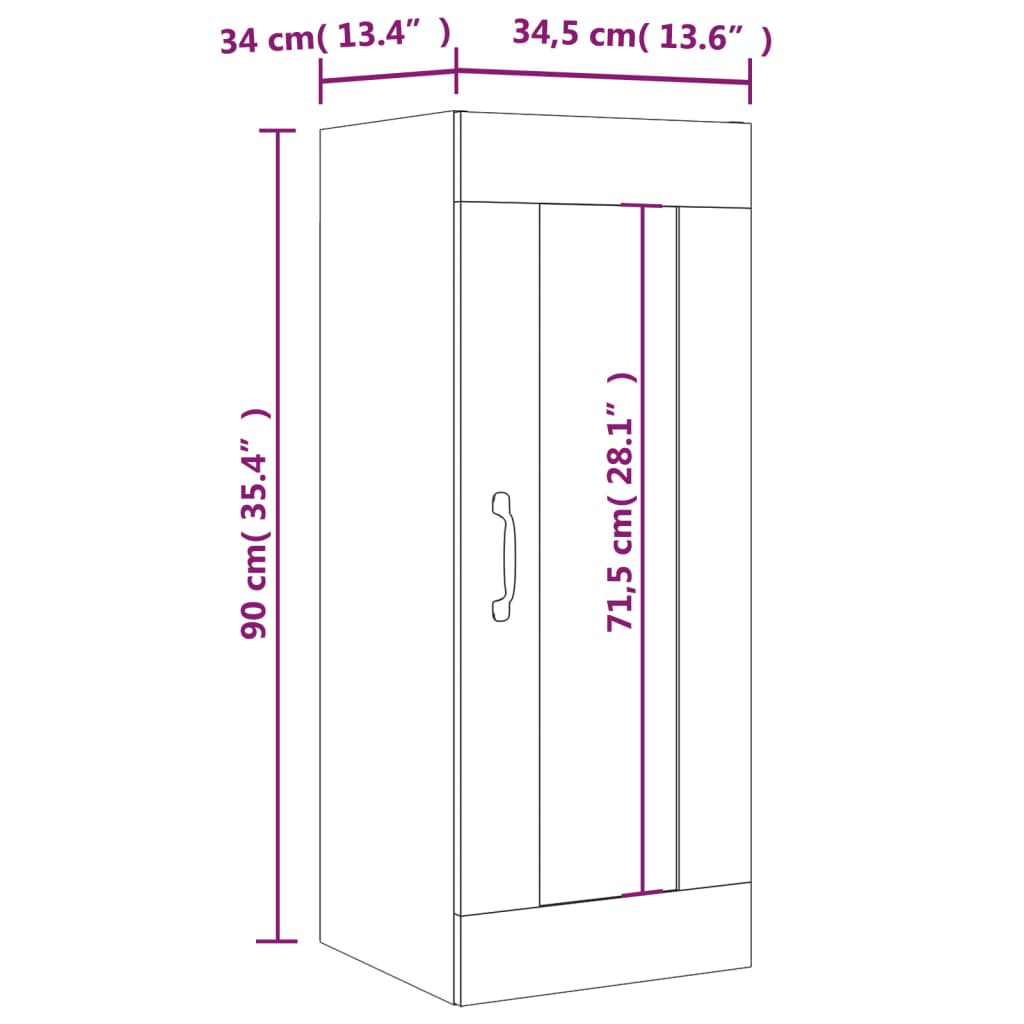 8720287081425_g_en_hd_11 vidaXL Hanging Wall Cabinet White 34.5x34x90 cm - Image 14