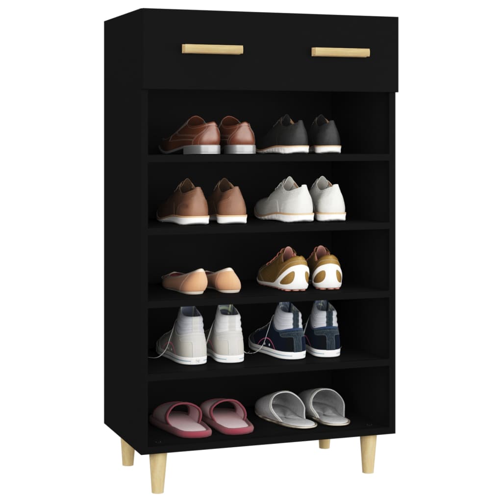 8720287082934_g_en_hd_2 vidaXL Shoe Cabinet Black 60x35x105 cm Engineered Wood - Image 5
