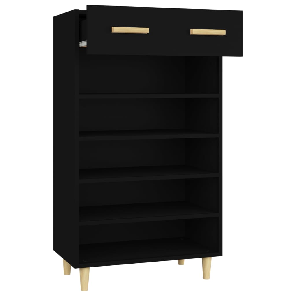 8720287082934_g_en_hd_5 vidaXL Shoe Cabinet Black 60x35x105 cm Engineered Wood - Image 8