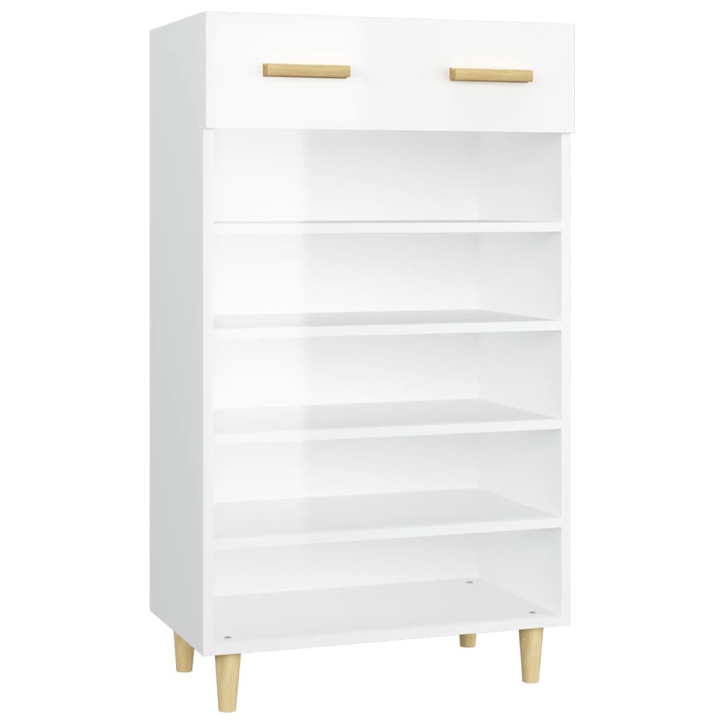 8720287082965_a_en_hd_1 vidaXL Shoe Cabinet High Gloss White 60x35x105 cm Engineered Wood - Image 2