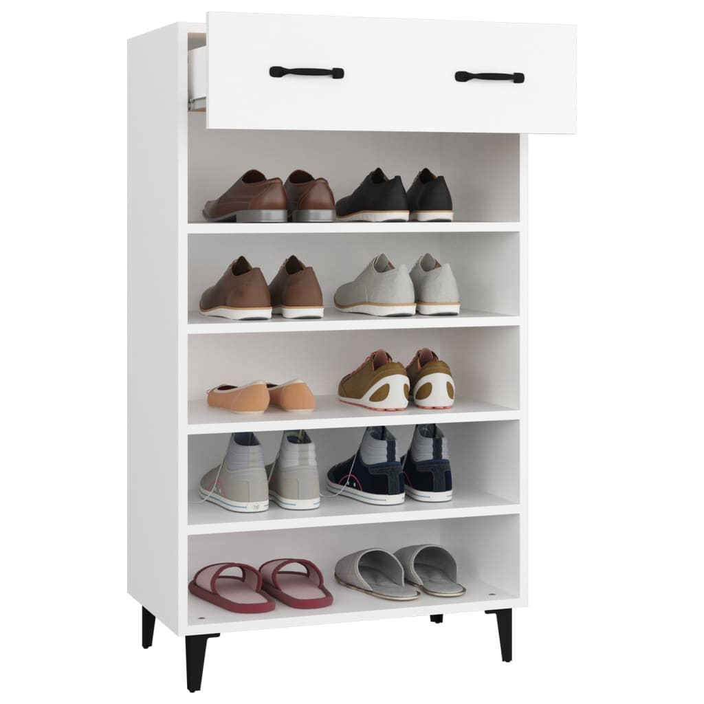 8720287082972_g_en_hd_2 vidaXL Shoe Cabinet White 60x35x105 cm Engineered Wood - Image 5